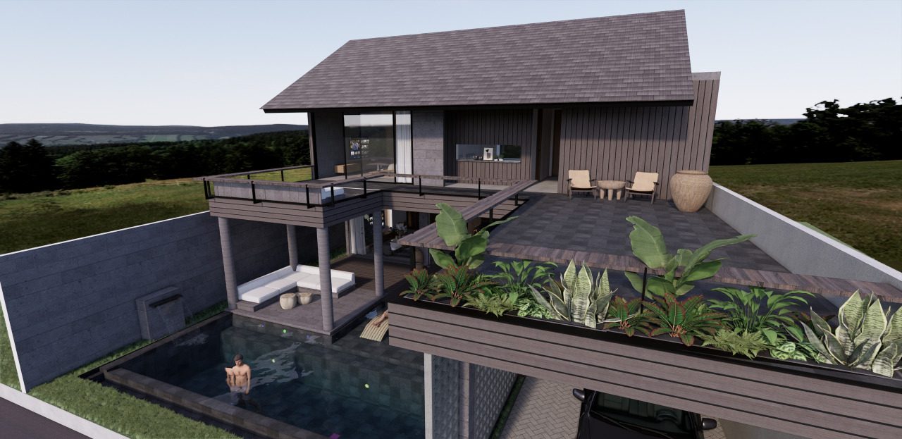 EXCLUSIVE OFFPLAN 3 BEDROOM JAPANDI VILLA FOR SALE LEASEHOLD IN PERERENAN BALI BE-233 